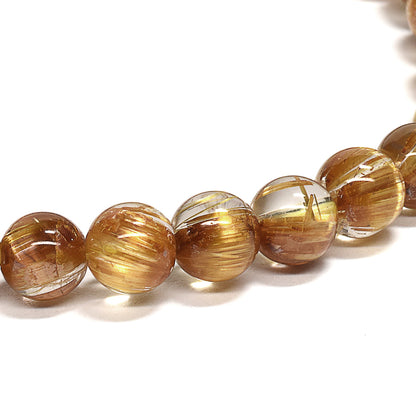 [高品質] タイチンルチルクォーツ ブレスレット 5.5mm #RL040