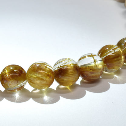 [高品質] タイチンルチルクォーツ ブレスレット 5.5mm #RL040