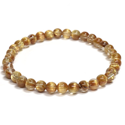 [高品質] タイチンルチルクォーツ ブレスレット 5.5mm #RL041