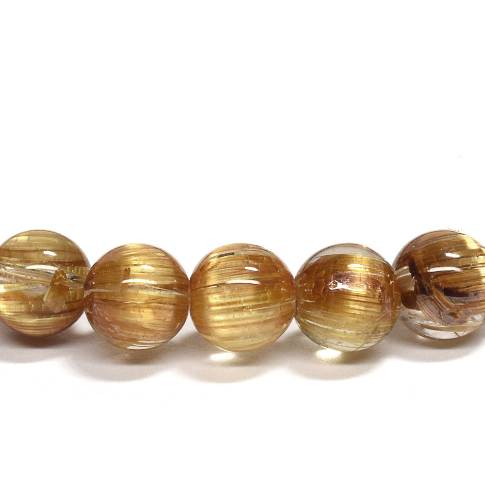 [高品質] タイチンルチルクォーツ ブレスレット 5.5mm #RL041