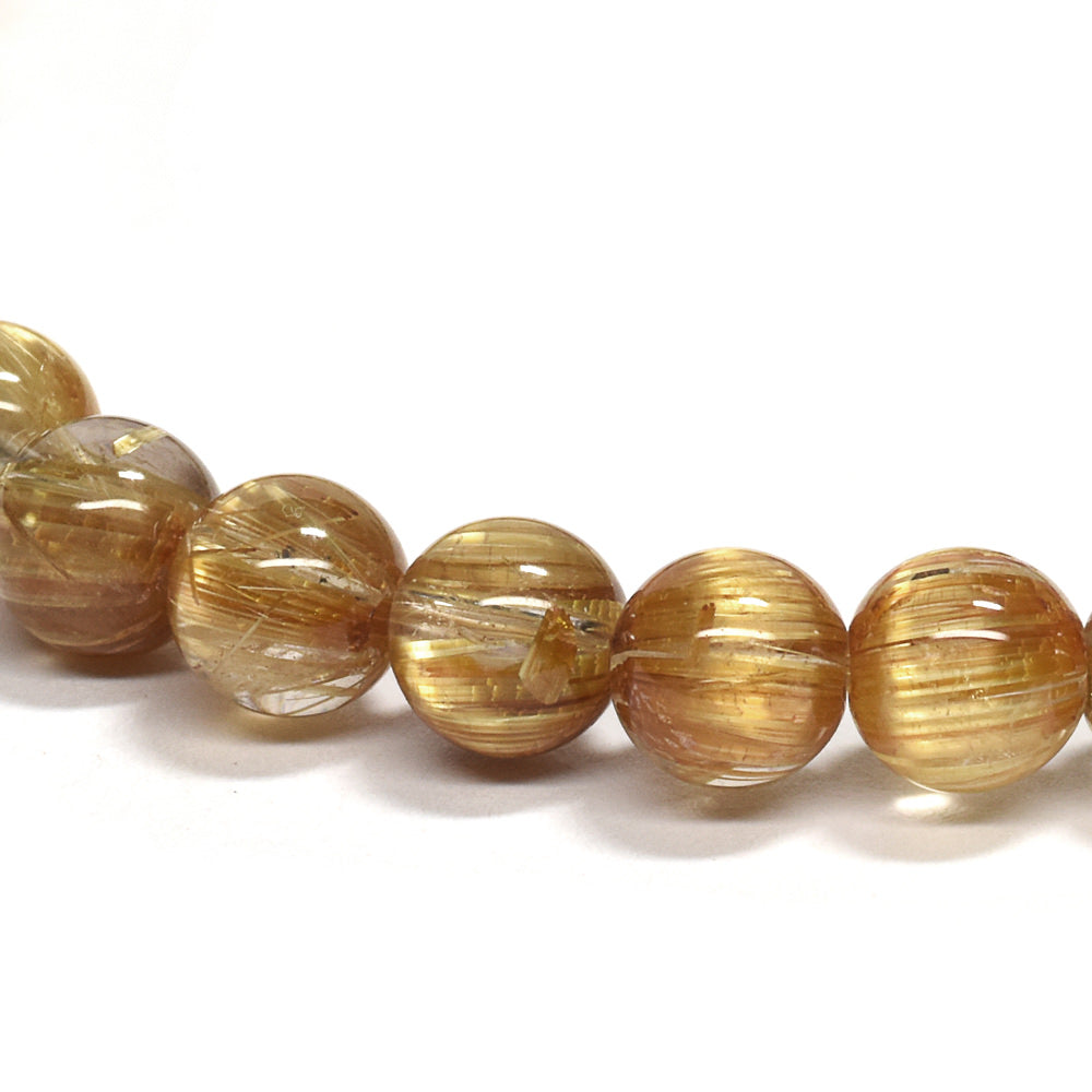 [高品質] タイチンルチルクォーツ ブレスレット 5.5mm #RL041