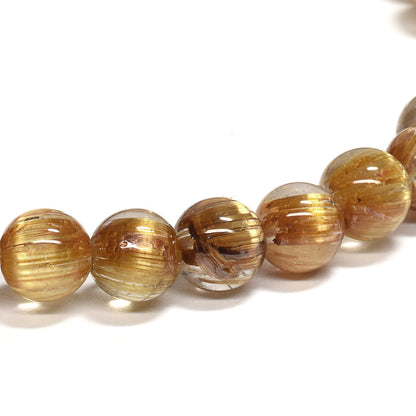 [高品質] タイチンルチルクォーツ ブレスレット 5.5mm #RL041