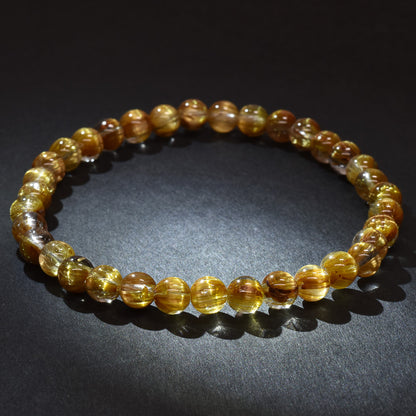 [高品質] タイチンルチルクォーツ ブレスレット 5.5mm #RL041