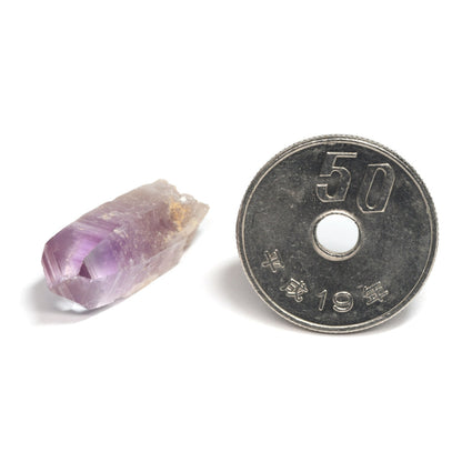 石川県尾小屋鉱山 産アメジスト 原石 23.5x10x8.3mm #RL047