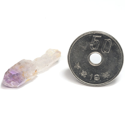 石川県遊泉寺鉱山産アメジスト 原石 28x9.5x7.2mm #RL048