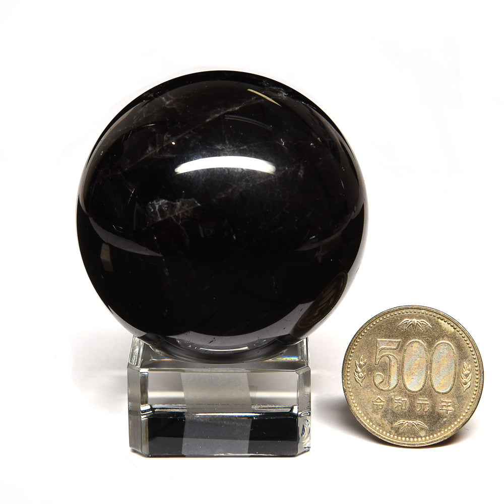 [鑑別付]チベット産スターモリオン 丸玉 54.6mm #RL053