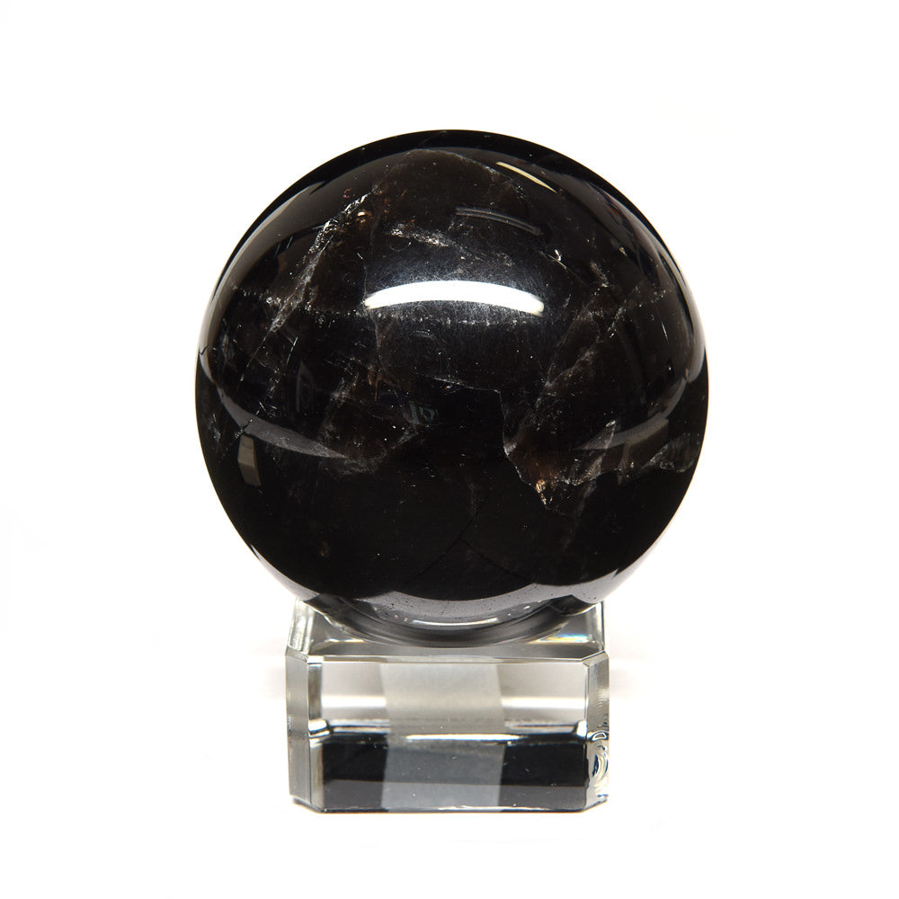 [鑑別付]チベット産スターモリオン 丸玉 54.6mm #RL053