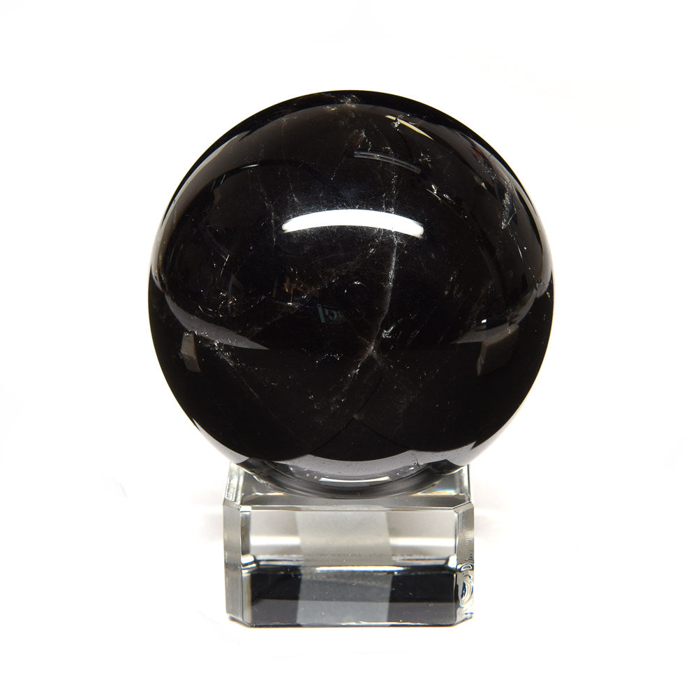 [鑑別付]チベット産スターモリオン 丸玉 55.5mm #RL054