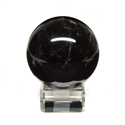 [鑑別付]チベット産スターモリオン 丸玉 55.5mm #RL054