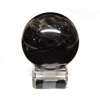 [鑑別付]チベット産モリオン 丸玉 55.1mm #RL055