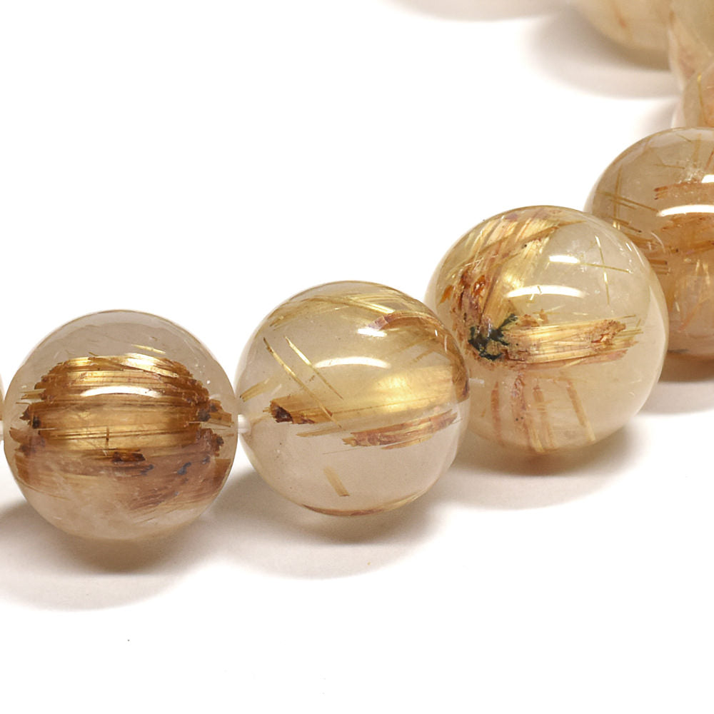 ゴールドルチルクォーツ ブレスレット 11-11.5mm #RL065