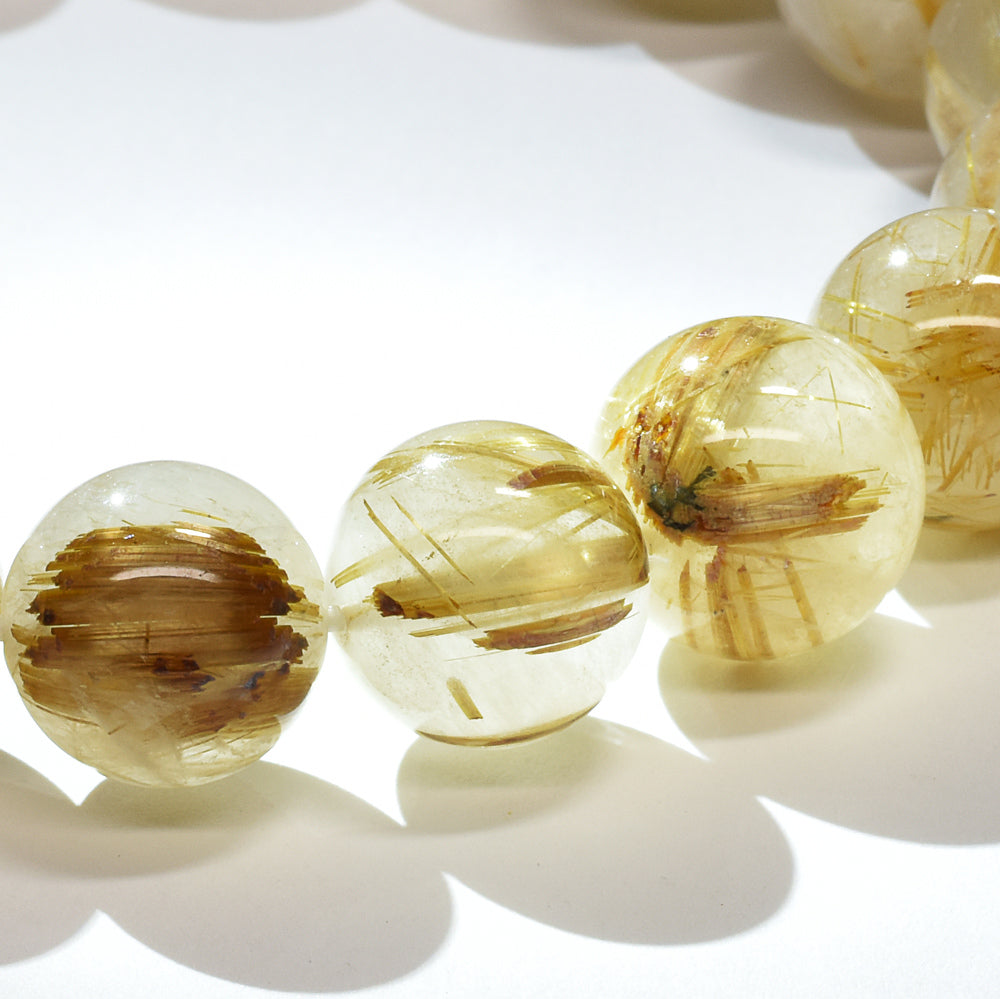 ゴールドルチルクォーツ ブレスレット 11-11.5mm #RL065