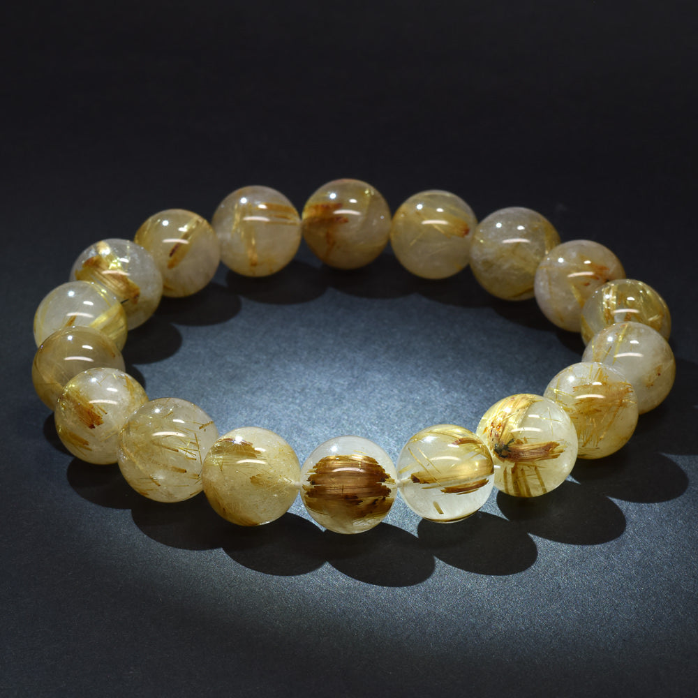 ゴールドルチルクォーツ ブレスレット 11-11.5mm #RL065