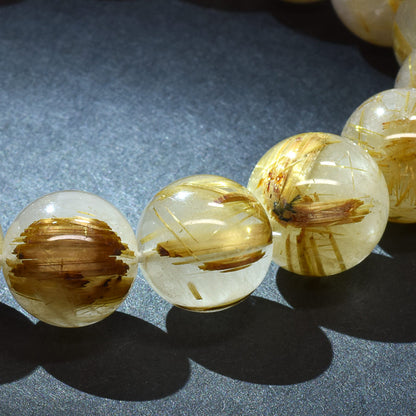 ゴールドルチルクォーツ ブレスレット 11-11.5mm #RL065