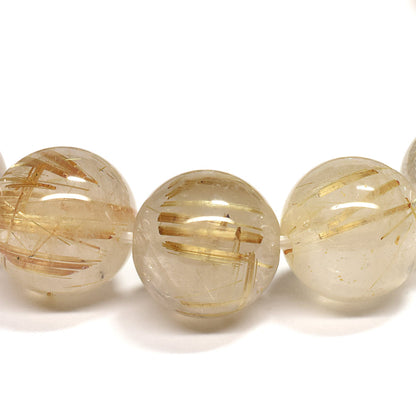 ゴールドルチルクォーツ ブレスレット 12mm #RL066