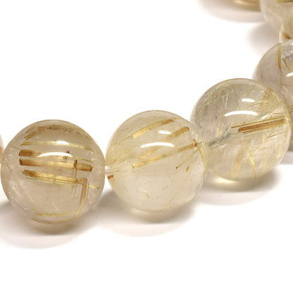 ゴールドルチルクォーツ ブレスレット 12mm #RL066