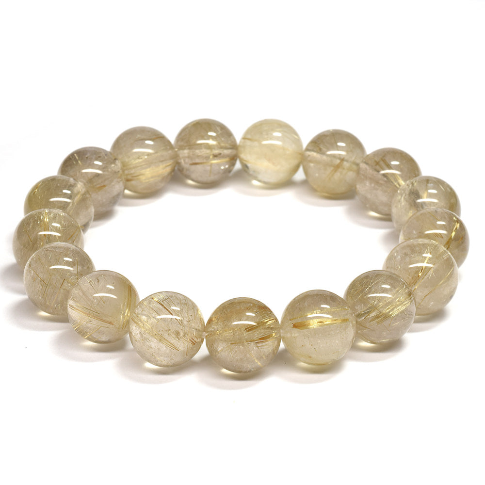 ゴールドルチルクォーツ ブレスレット 12mm #RL067