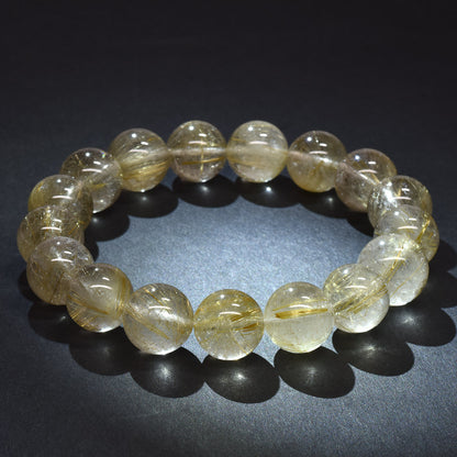 ゴールドルチルクォーツ ブレスレット 12mm #RL067