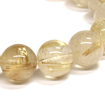 ゴールドルチルクォーツ ブレスレット 12.5mm #RL068