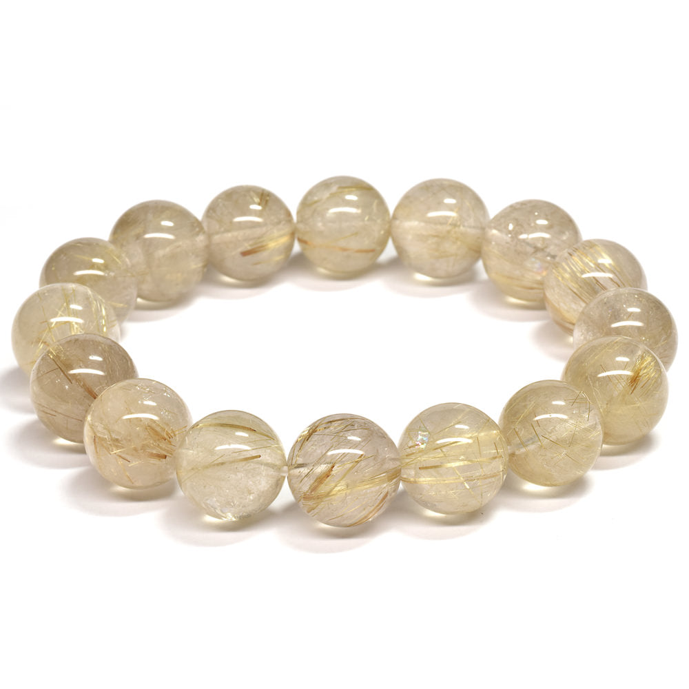 ゴールドルチルクォーツ ブレスレット 13-13.5mm #RL069