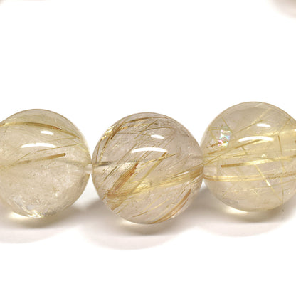 ゴールドルチルクォーツ ブレスレット 13-13.5mm #RL069