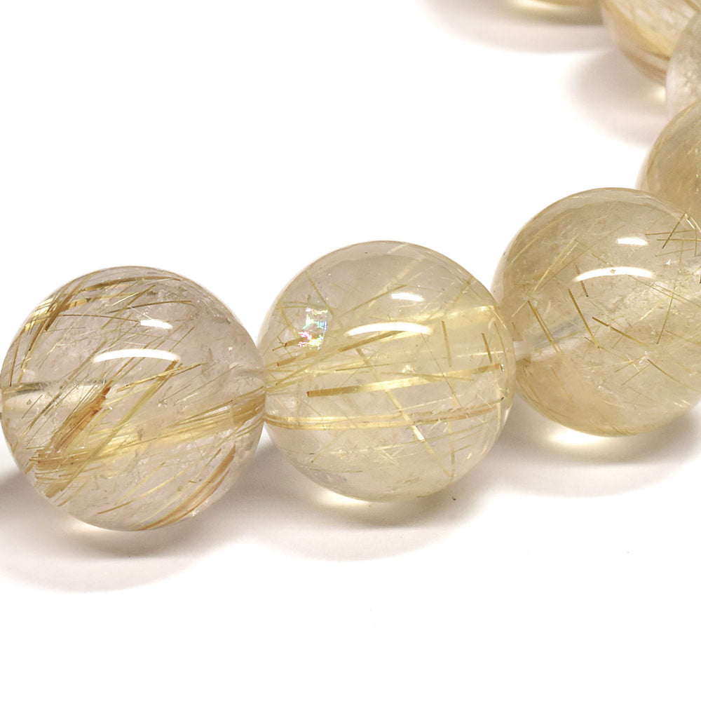 ゴールドルチルクォーツ ブレスレット 13-13.5mm #RL069