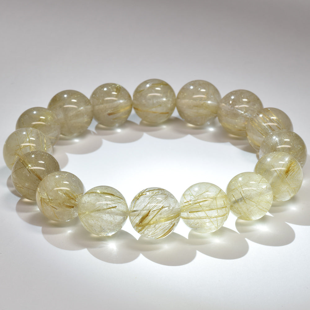 ゴールドルチルクォーツ ブレスレット 13-13.5mm #RL069