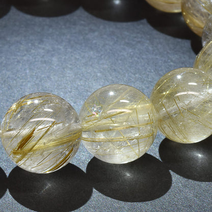 ゴールドルチルクォーツ ブレスレット 13-13.5mm #RL069