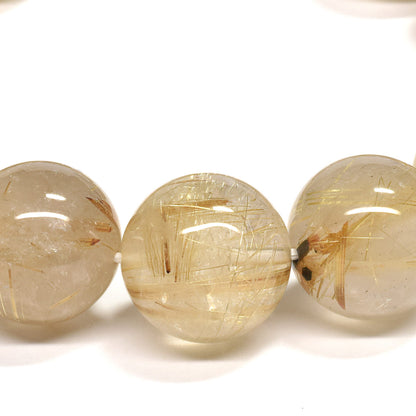 ゴールドルチルクォーツ ブレスレット 14-14.5mm #RL070