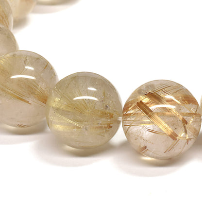 ゴールドルチルクォーツ ブレスレット 14-14.5mm #RL071