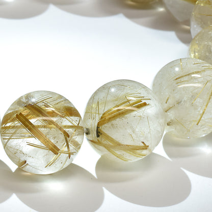 ゴールドルチルクォーツ ブレスレット 14-14.5mm #RL071