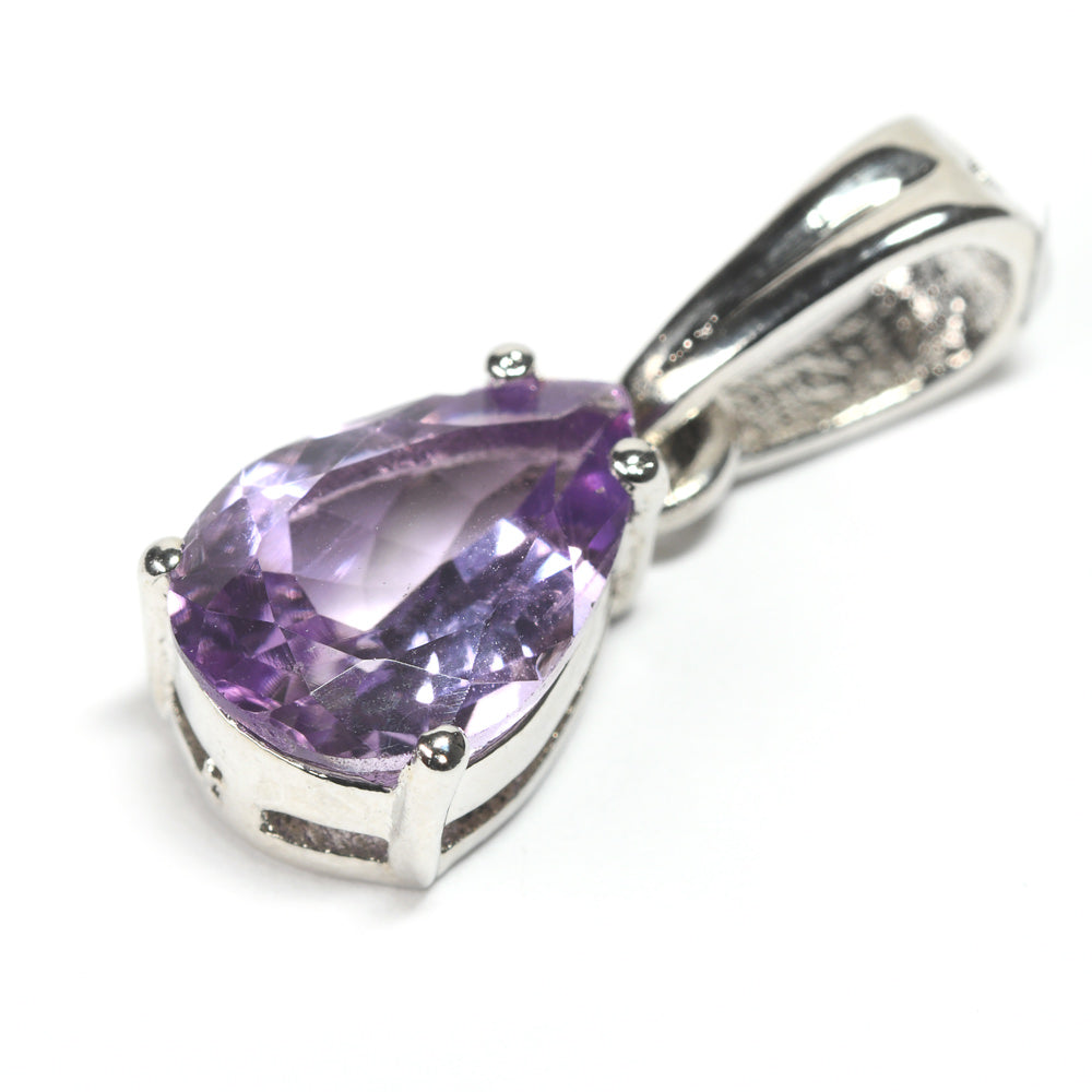 ラベンダーアメジスト ペアシェイプ・カット SV925 ペンダントトップ 9.7x6.8mm #RL079