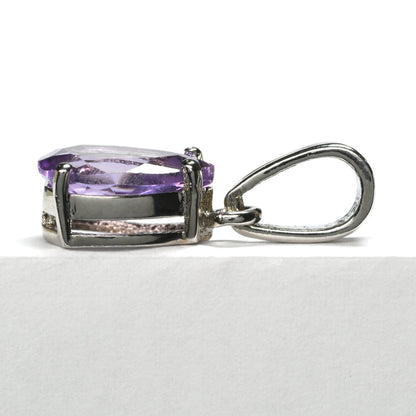 ラベンダーアメジスト ペアシェイプ・カット SV925 ペンダントトップ 9.7x6.8mm #RL079