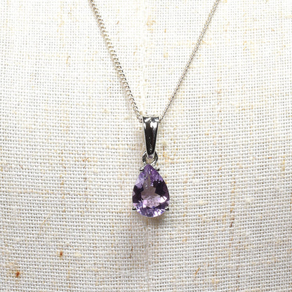 ラベンダーアメジスト ペアシェイプ・カット SV925 ペンダントトップ 9.7x7.0mm #RL080