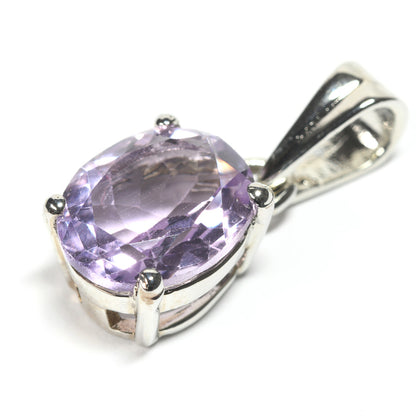 ラベンダーアメジスト オーバル・カット SV925 ペンダントトップ 10.0x8.1mm #RL082