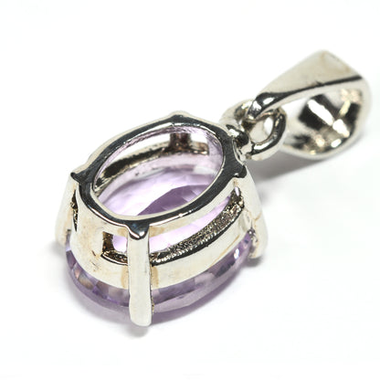 ラベンダーアメジスト オーバル・カット SV925 ペンダントトップ 10.0x8.1mm #RL082