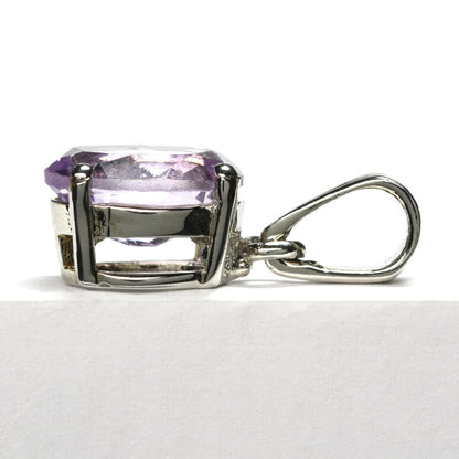 ラベンダーアメジスト オーバル・カット SV925 ペンダントトップ 10.0x8.1mm #RL082