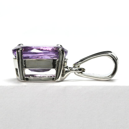 アメジスト オーバル・カット SV925 ペンダントトップ 10.0x7.9mm #RL083