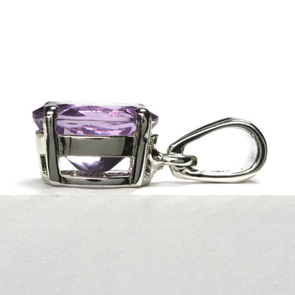 アメジスト オーバル・カット SV925 ペンダントトップ 9.9x8.0mm #RL084