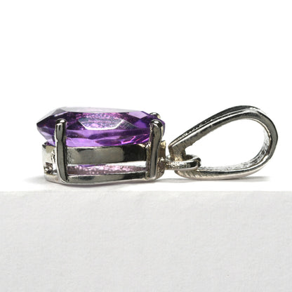アメジスト ペアシェイプ・カット SV925 ペンダントトップ 10.1x6.9mm #RL085