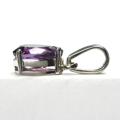 アメジスト ペアシェイプ・カット SV925 ペンダントトップ 9.7x6.9mm #RL086