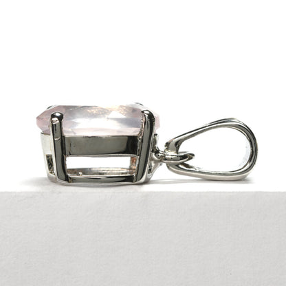 ローズクォーツ オーバル・カット SV925 ペンダントトップ 10.0x7.9mm #RL089