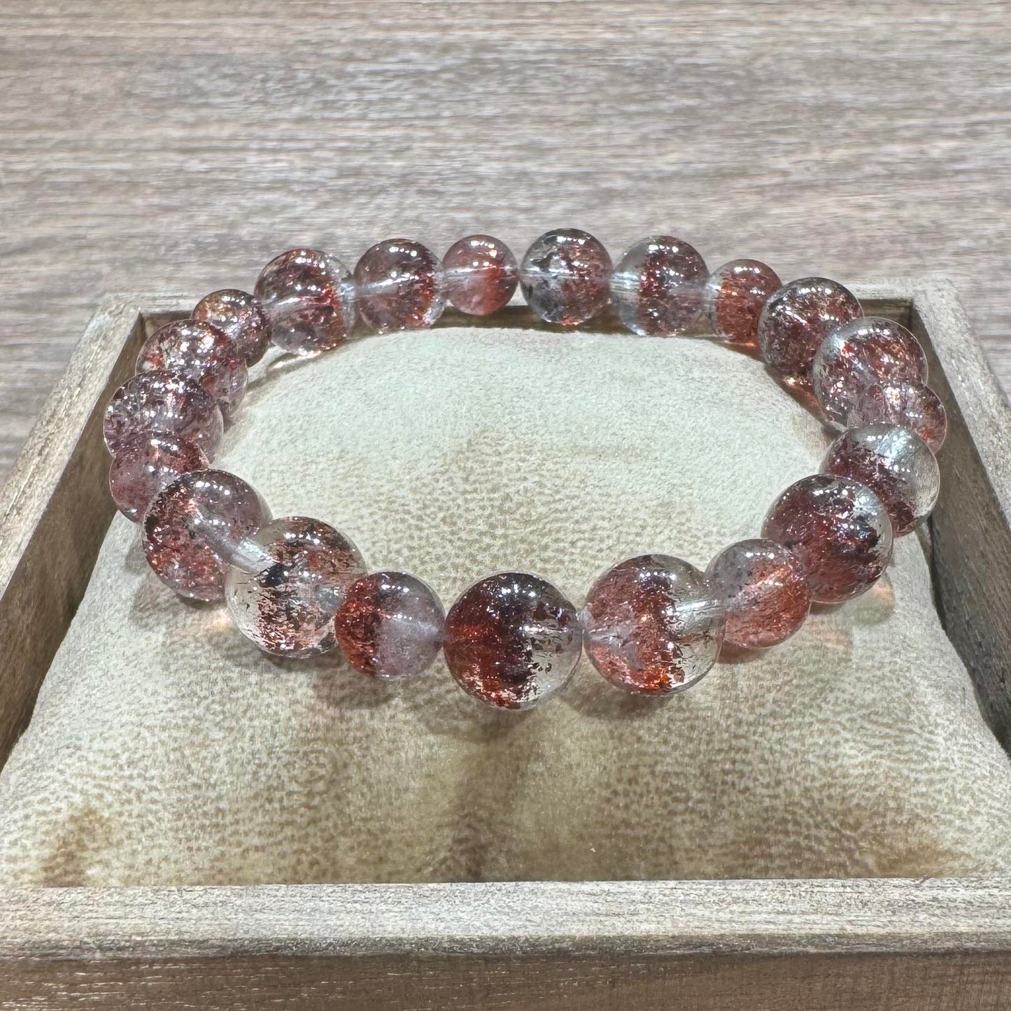 レピドクロサイトインクォーツ ブレスレット 8-10.5mm #RL146 - premium stone gallery