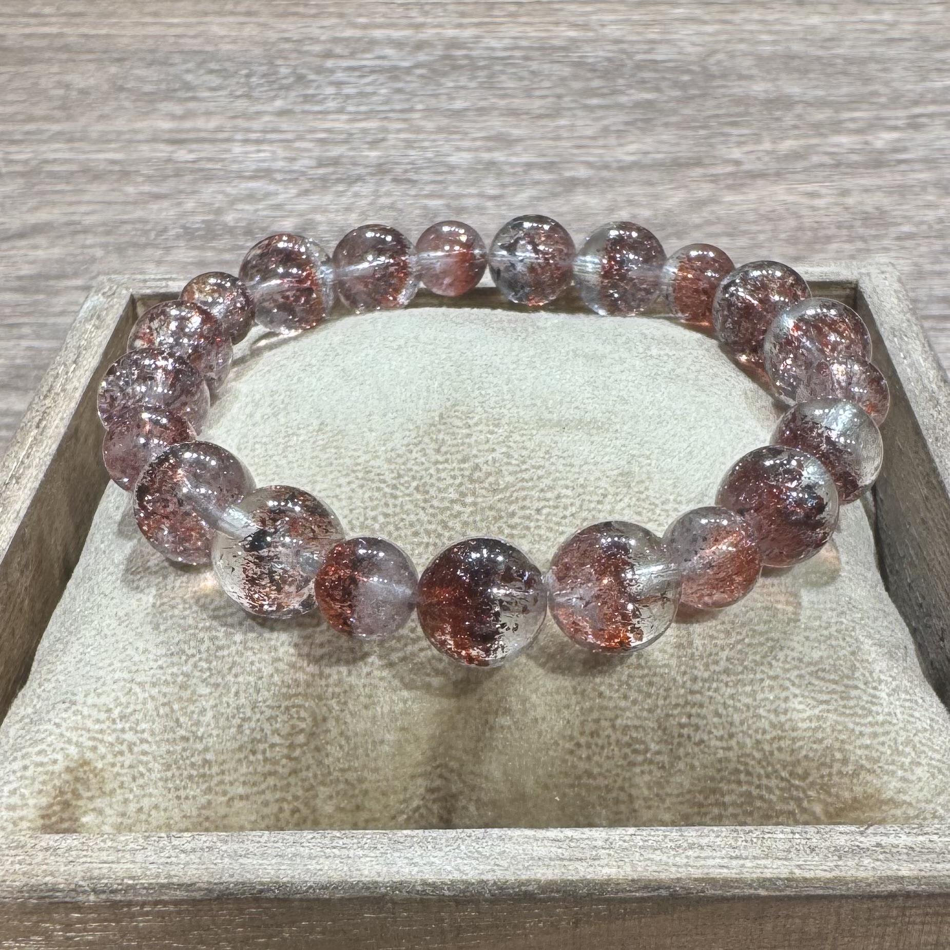 レピドクロサイトインクォーツ ブレスレット 8-10.5mm #RL146 - premium stone gallery