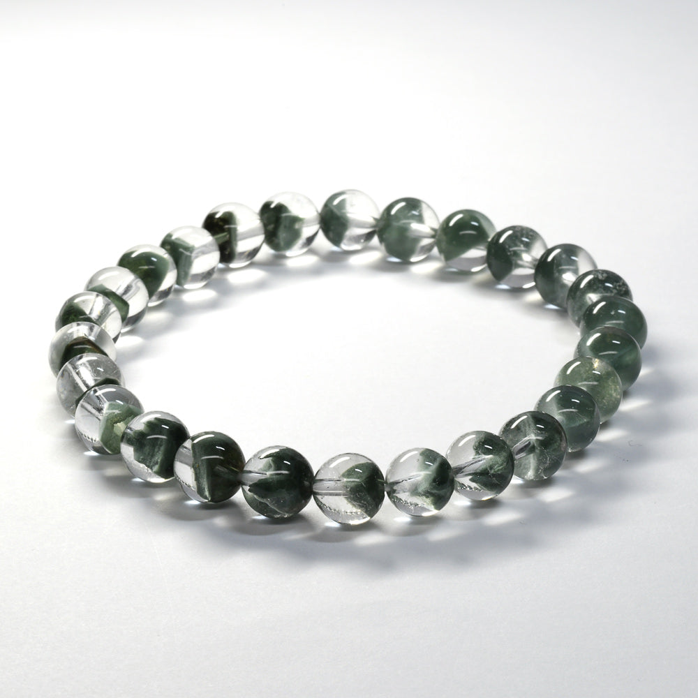 [限定販売] グリーンファントムクォーツ ブレスレット 7.5mm #RL150