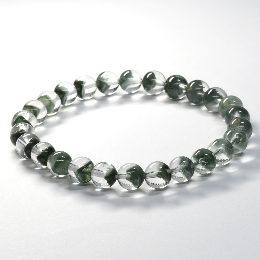 [限定販売] グリーンファントムクォーツ ブレスレット 7.5mm #RL150