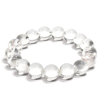 ＜The Floating Orbs＞天然水晶 ブレスレット 12.5mm #RL163