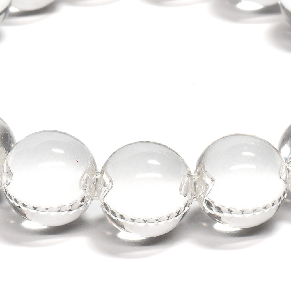 ＜The Floating Orbs＞天然水晶 ブレスレット 12.5mm #RL163