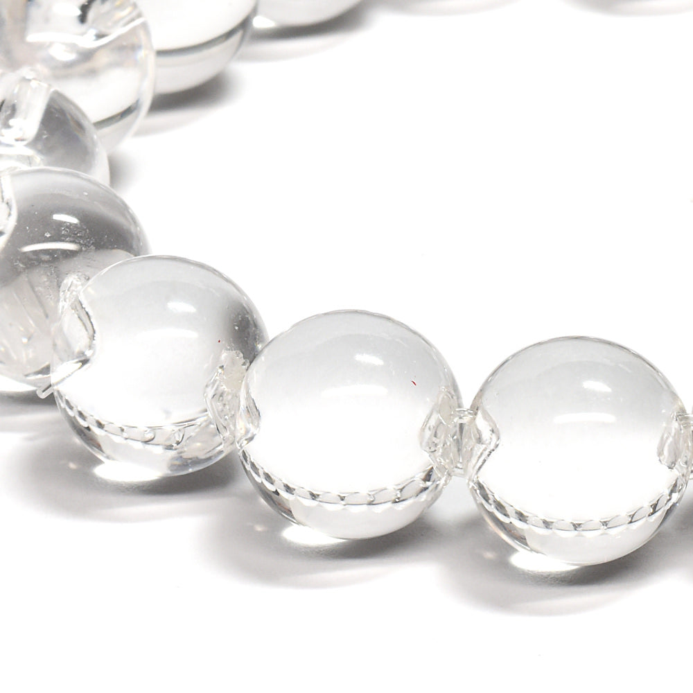 ＜The Floating Orbs＞天然水晶 ブレスレット 12.5mm #RL163