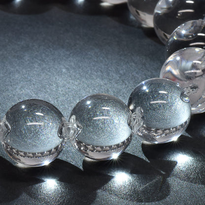 ＜The Floating Orbs＞天然水晶 ブレスレット 12.5mm #RL163